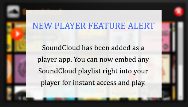 SoundCloud on the players