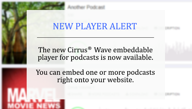 Cirrus® Wave embeddable player 