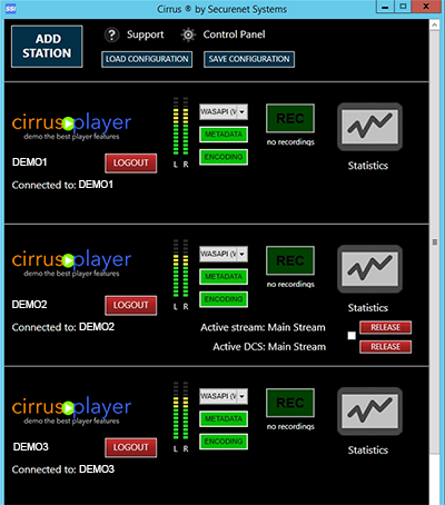 Securenet Systems / Cirrus Streaming